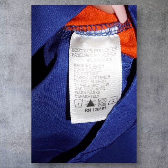 Boombah Houston Astros Pullover Jacket Adult – Blue Orange 1/4 Zip Warm-Up - Picture 10 of 15